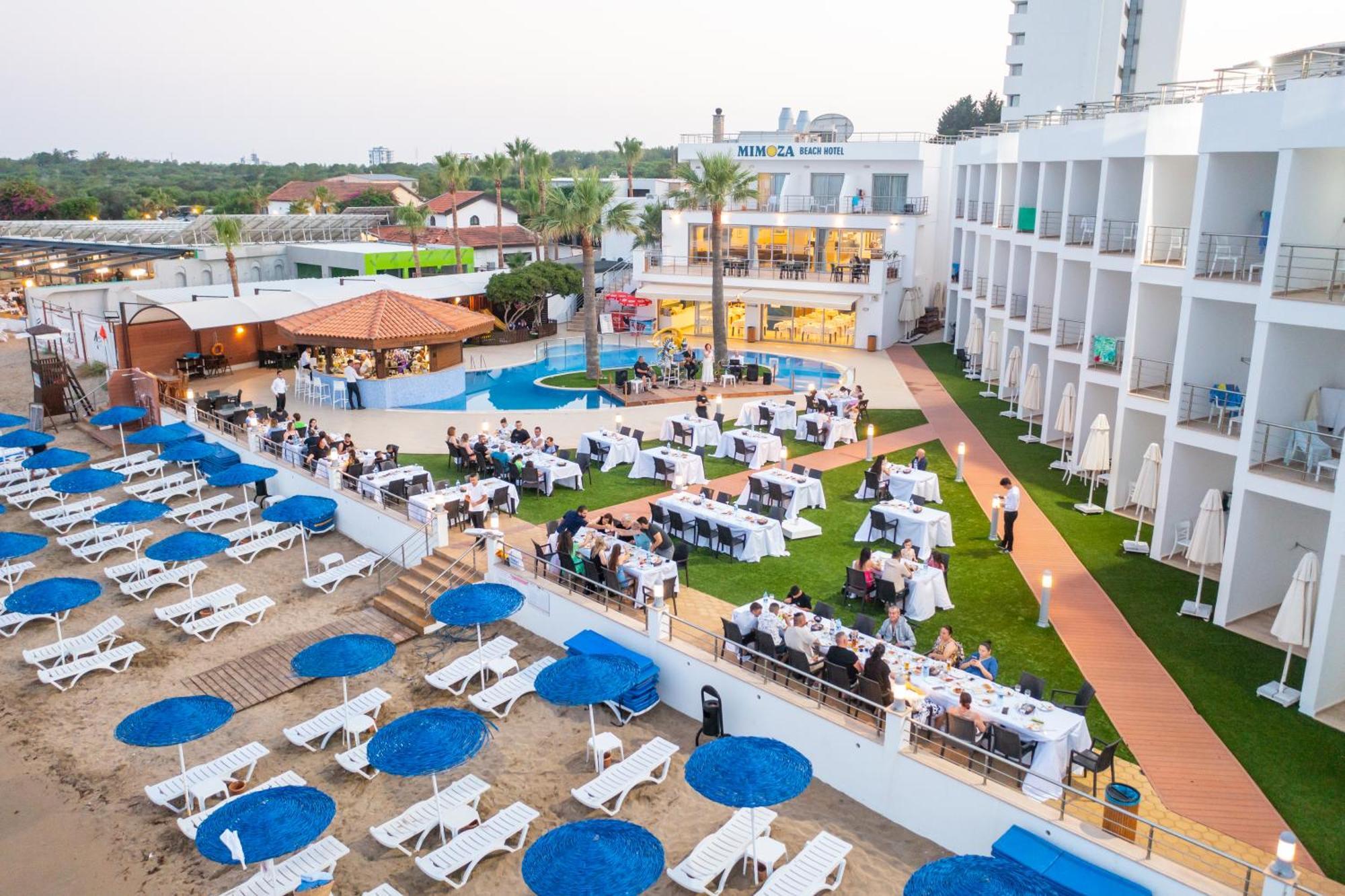 Mimoza Beach Hotel Agios Sergios Extérieur photo