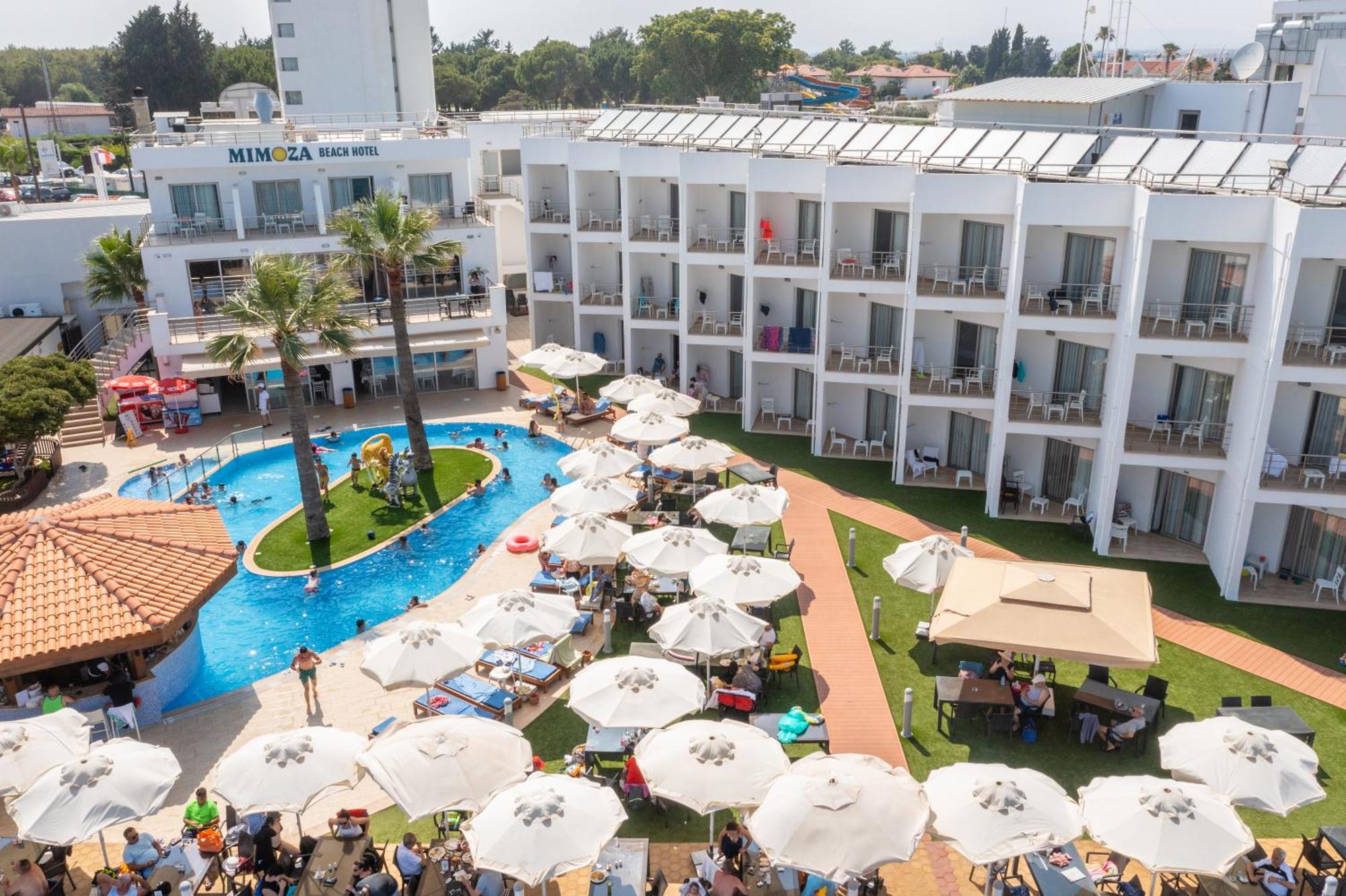 Mimoza Beach Hotel Agios Sergios Extérieur photo