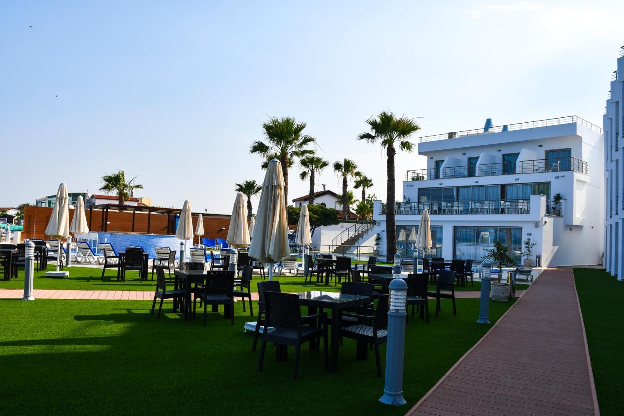 Mimoza Beach Hotel Agios Sergios Extérieur photo